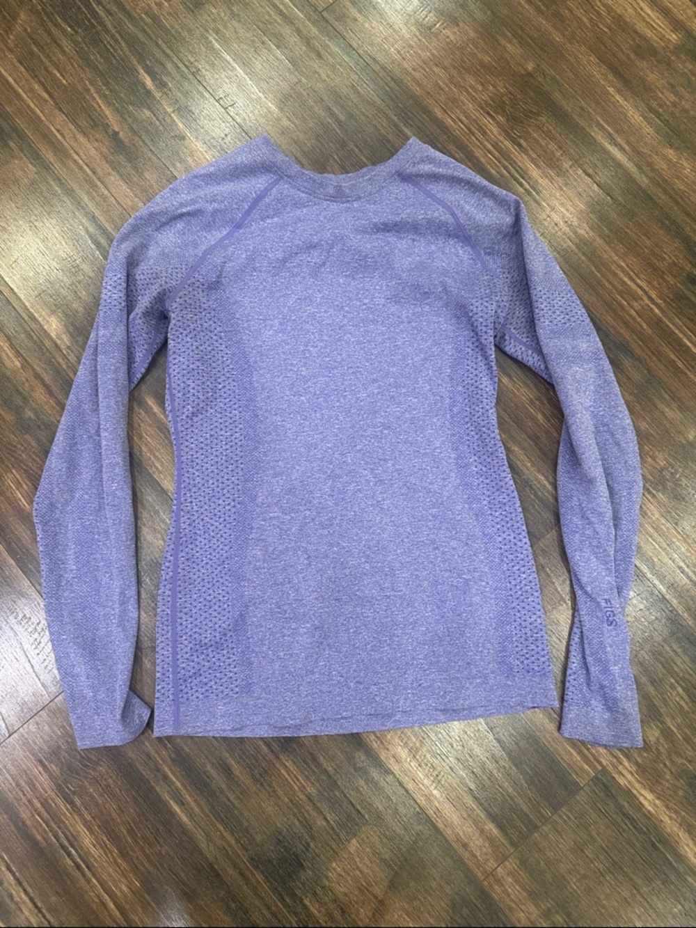 Figs Purple Salta Seamless Long-Sleeve Performance Top - Women